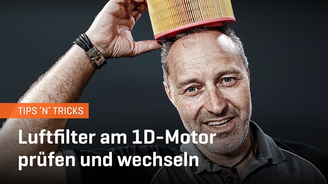 Luftfilter-Wartung am Hatz 1D Motor erklärt