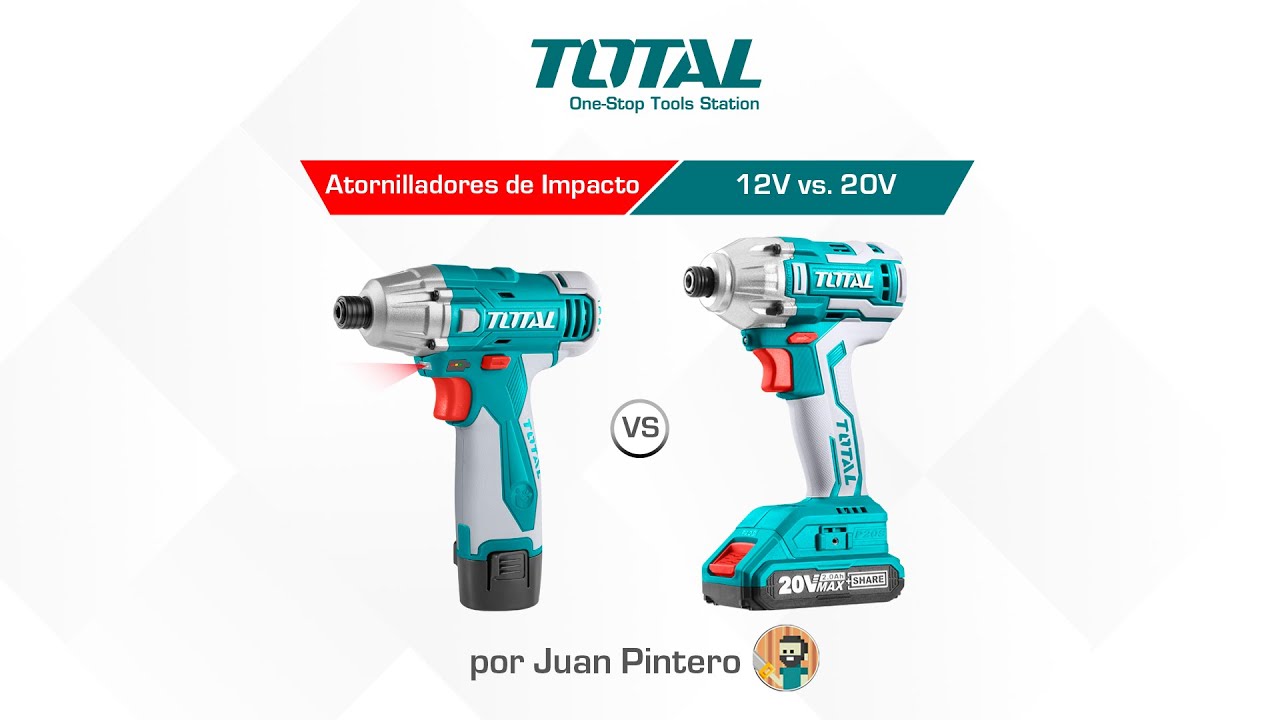 Atornilladores de Impacto, 12V vs. 20V por @Juan Pintero
