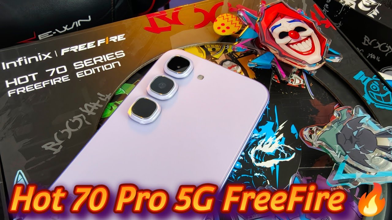 Infinix Hot 70 Pro 5G FreeFire Edition Unboxing M&eacute;xico 🔥