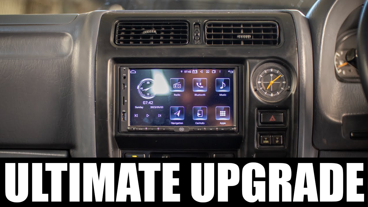 The Best Upgrade For Your 90 Series Land Cruiser Prado Interior | One Car Double Din Stereo