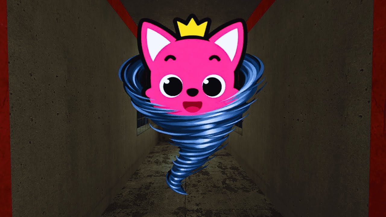 TORNADO PinkFong Nextbots EPIC CHASE in Caretena l Garry's Mod Nextbots