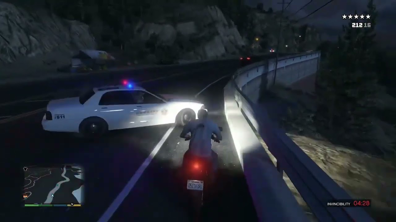 GTA 5: Exploding Cop Cars, Explosive Police Chase And Chaos!
