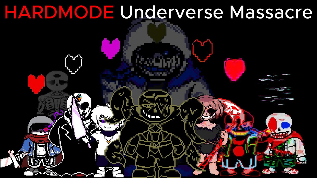 Hardmode Underverse Massacre (guide/tips)-Sans Multiverse Remastered