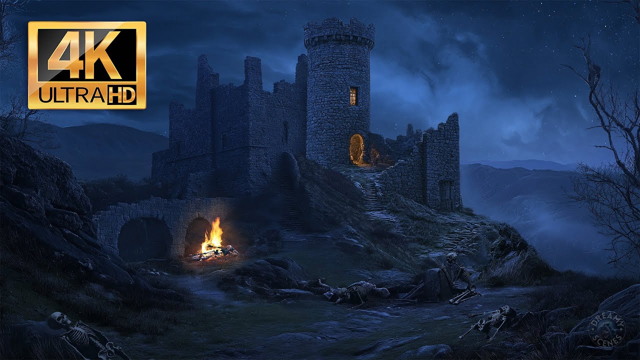 Spooky 🏰 Dracula’s Castle 🧛🏻‍♀️Transylvania Halloween 🎃 2024 Ambience