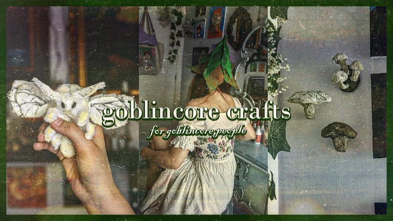 🍄 goblincore crafts for goblincore people 🍄
