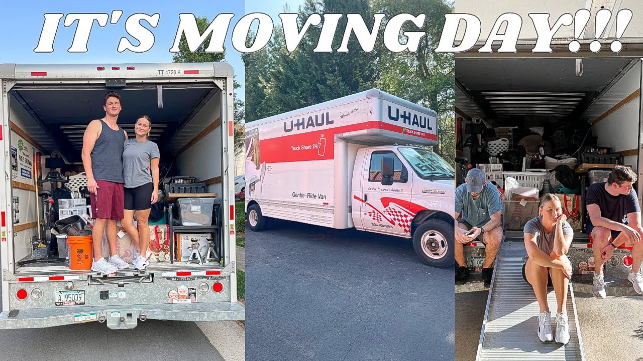 IT'S MOVING DAY!!! packing the UHAUL & moving to New Jersey!!