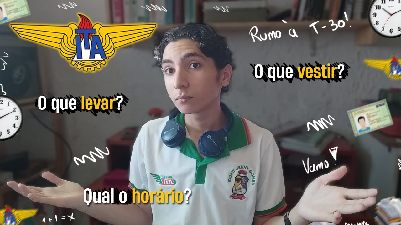 O erro que pode te ELIMINAR do ITA no dia da prova (Roupas, Itens e Horários) | Rumo ao ITA!
