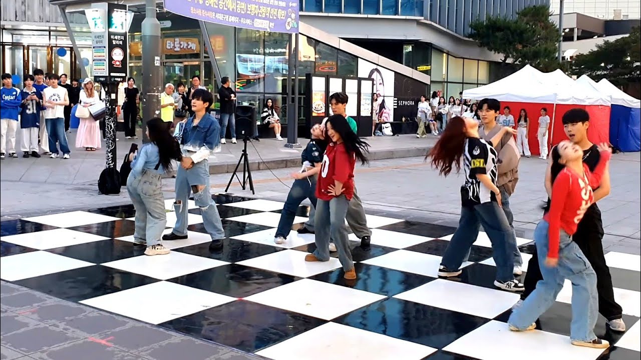 [STREET ARTIST] FEVER, YONSEI UNIVERSITY DANCE TEAM. SINCHON BUSKING. 240522.