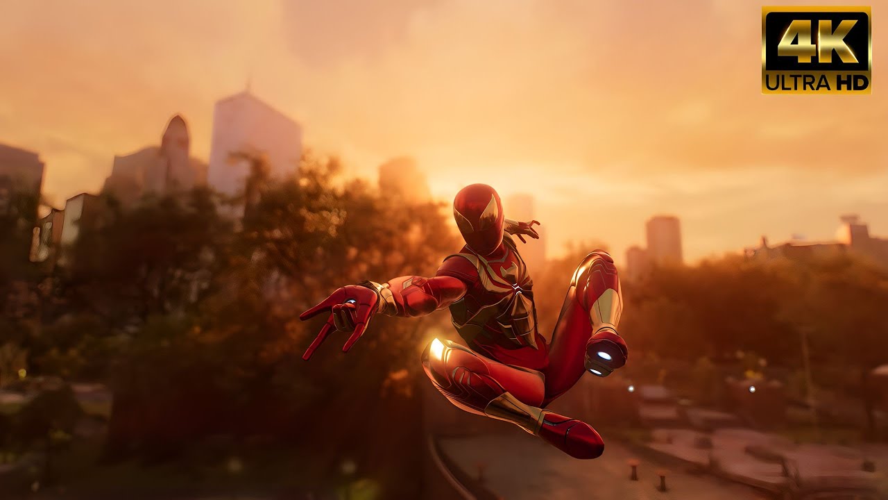 IRON SPIDER ARMOUR SUIT - Marvel’s Spider-Man 2 PS5 Free Roam Gameplay (4K60FPS)