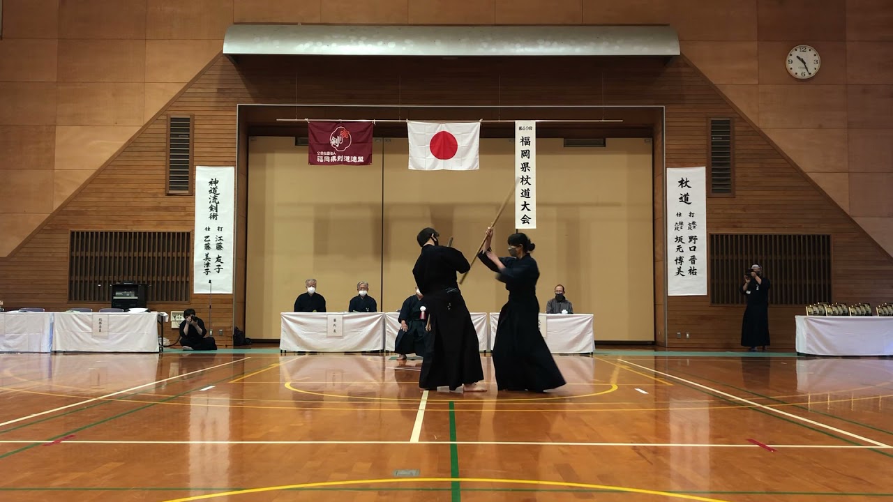 第40回福岡県杖道大会杖道演武