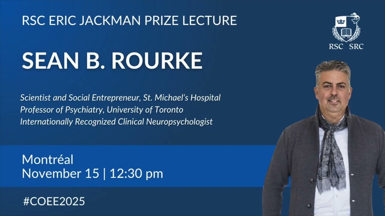 RSC Eric Jackman Prize Lecture | Conférence du Prix Eric Jackman de la SRC #COEE2025