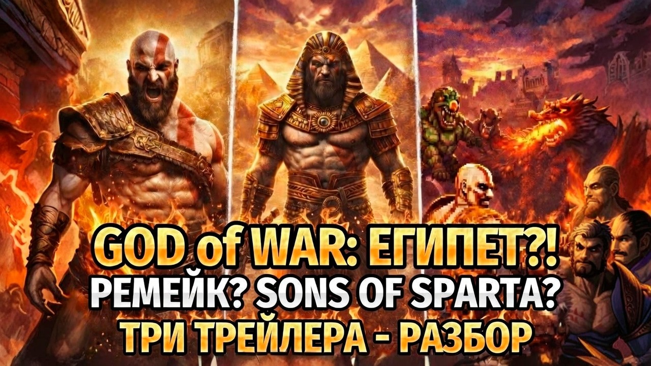 GOD OF WAR ЕГИПЕТ? РЕМЕЙК? SONS OF SPARTA?