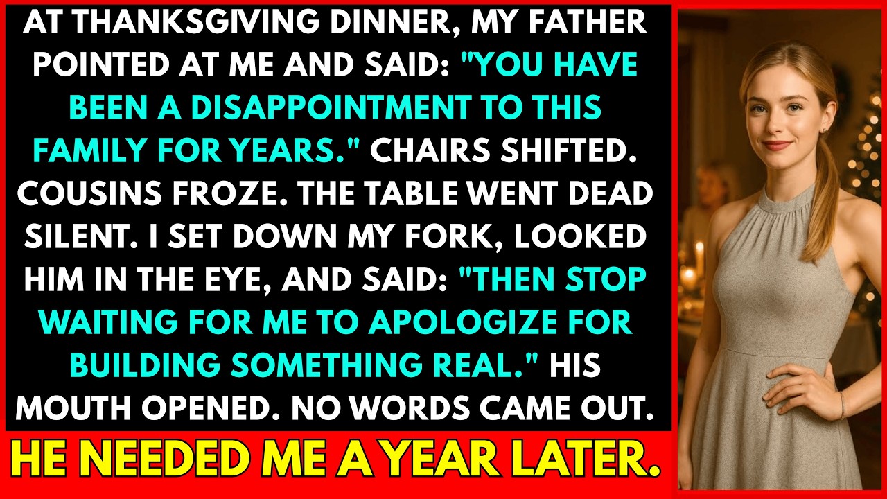 My Father Stood Up at Thanksgiving Dinner and Said 