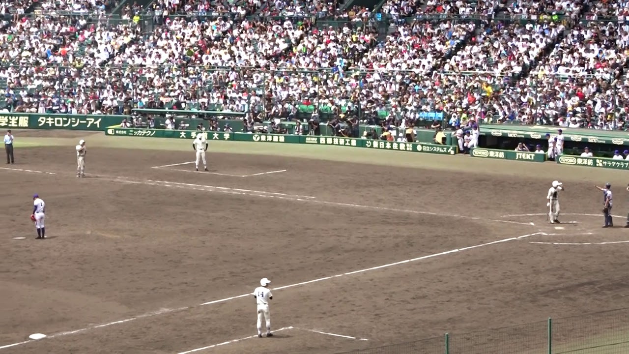 【日大三Chance♪】2018年ドラフト候補　吉田（金足農業）投手の投球。準決勝ラストイニング（VS日大三高）