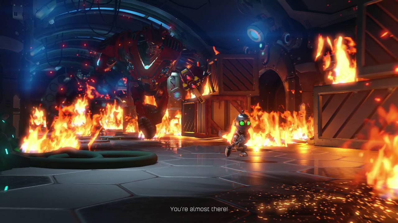 Ratchet & Clank 2016  - The Phoenix: Defeat Victor Von Ion: Generators & Pump Gadget Bot Puzzle