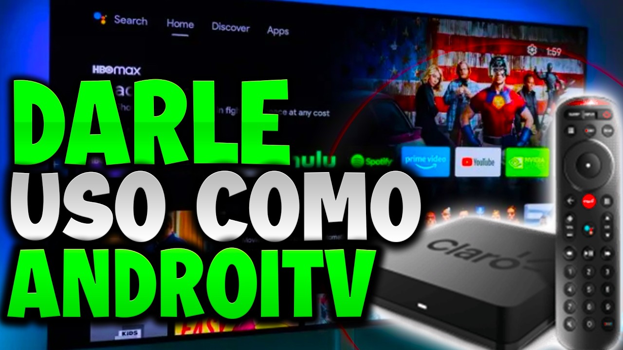 TVBOX DE CLARO PERSONALIZARLO COMO ANDROIDTV 100% FUNCIONAL