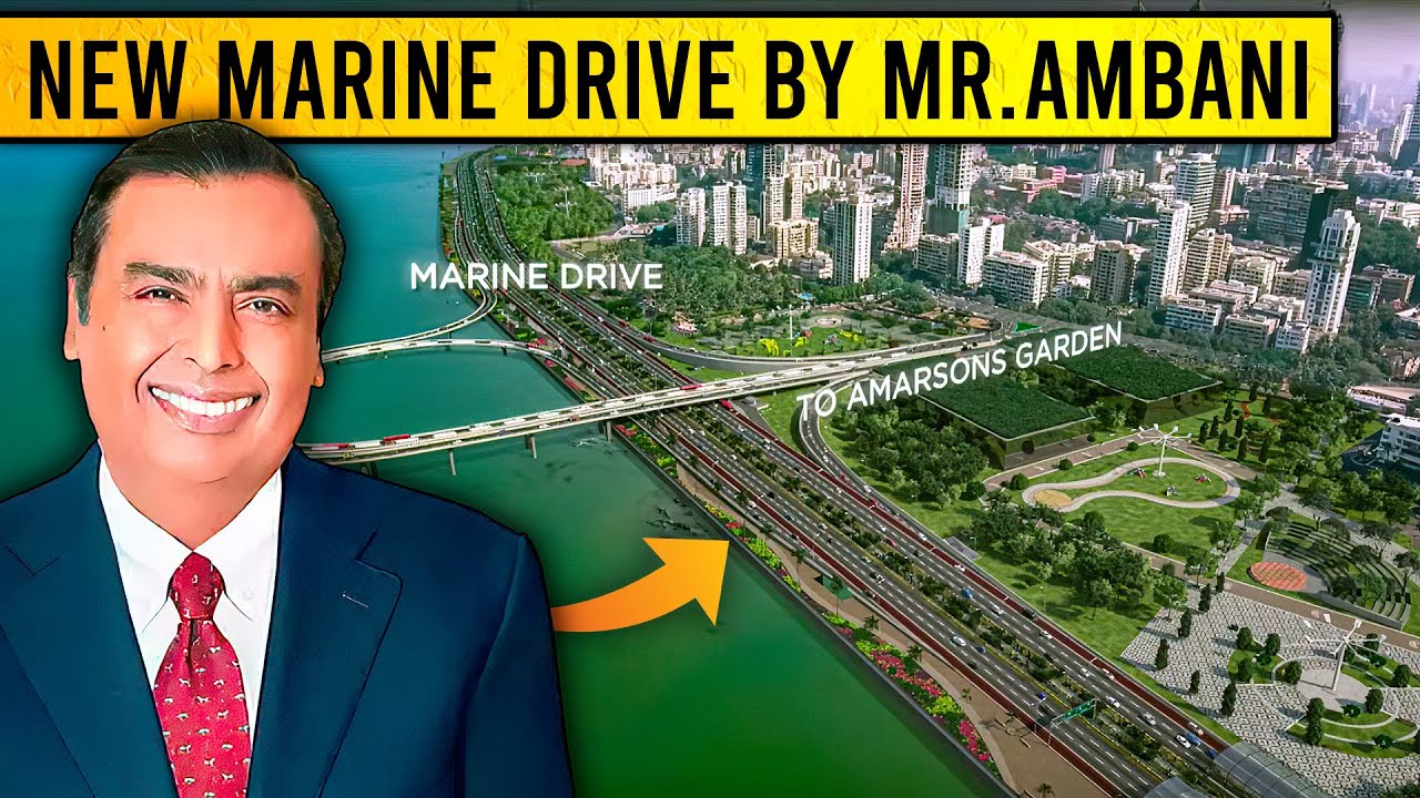 Reliance is Building a 70 Hectare Park in Sea ! | जहां समंदर था, वहां बनेगा मुंबई का सबसे बड़ा पार्क