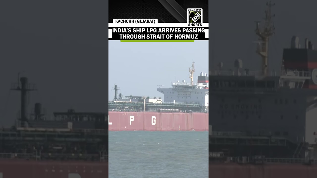 India&rsquo;s ship &lsquo;Shivalik&rsquo; with LPG arrives at Mundra Port in Gujarat passing through Strait of Hormuz