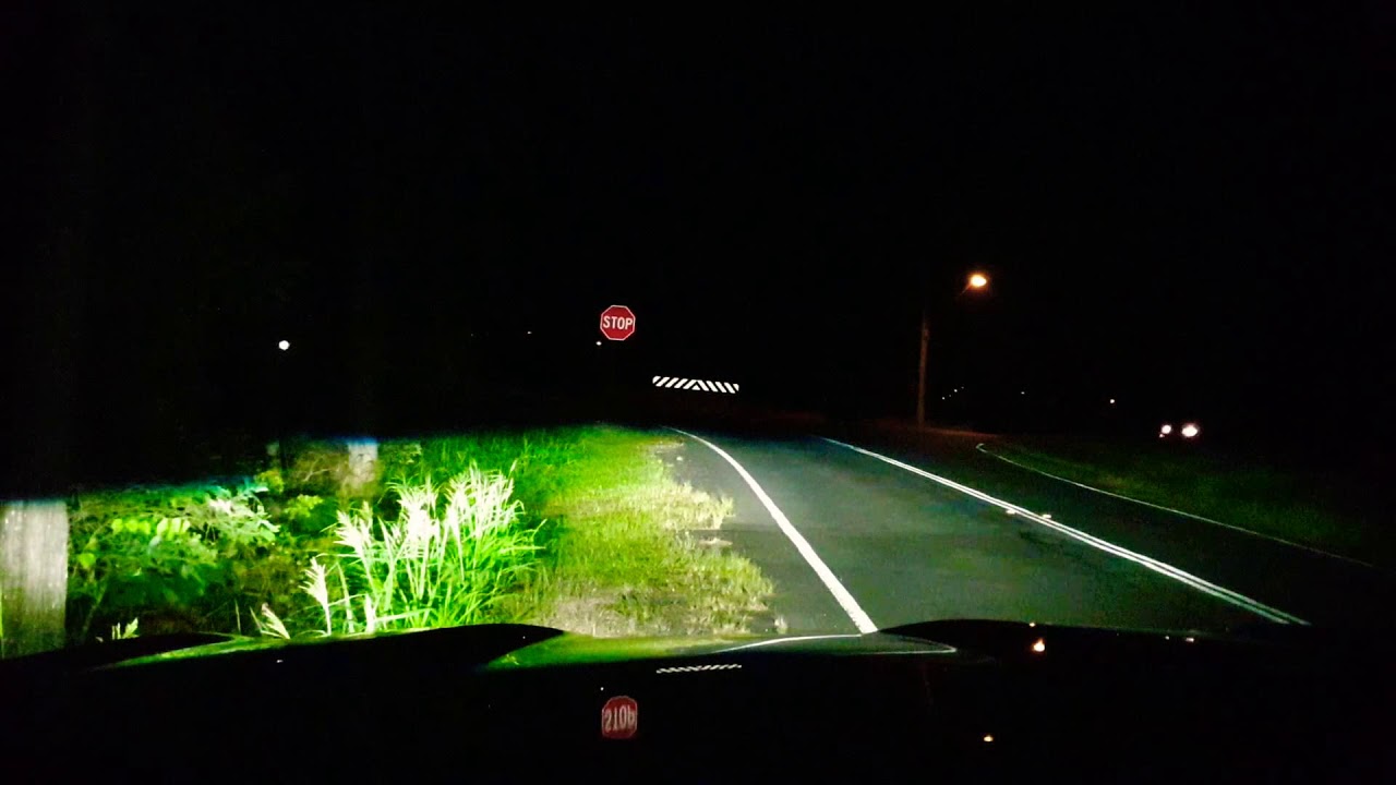 Lexus Adaptive LED Highbeams In Action