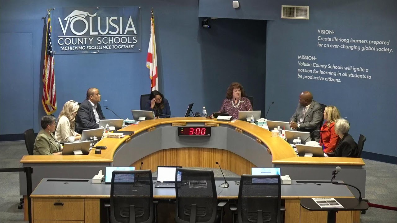 Volusia County School Board - School Board - Regular Session 9/9/2025