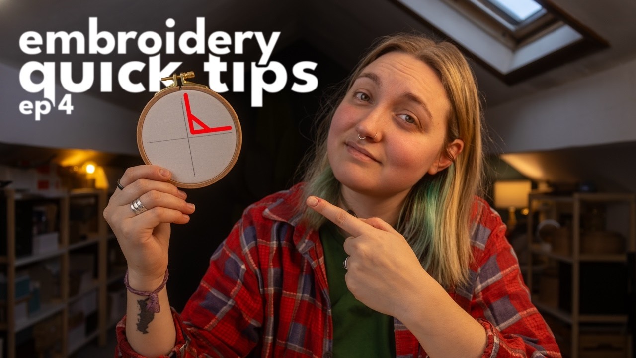 Stretch Fabric in an Embroidery Hoop the Right Way
