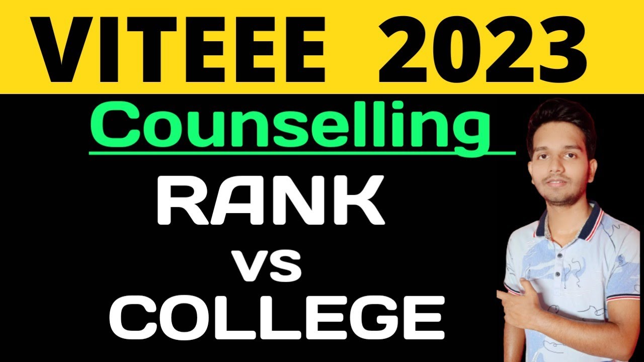 Viteee 2023 Rank vs College | Viteee 2023 Rank vs Campus | Viteee 2023 Cutoff #viteee2023
