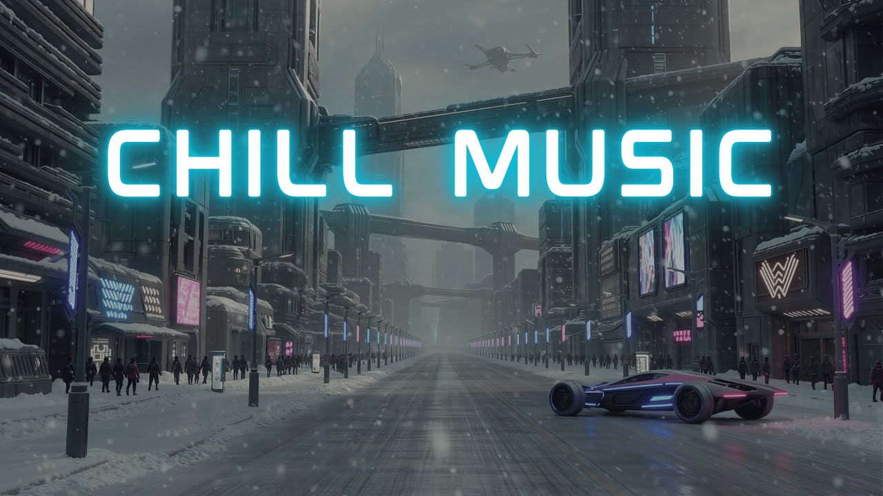 Neon Winter ❄️ Futuristic Chillstep & Ambient for Coding/Focus