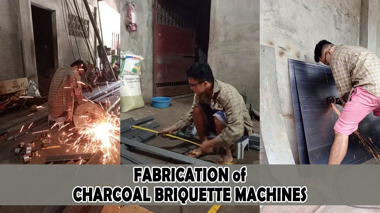 Fabrication of Charcoal Briquettes Machines ⚙️🔧 | #machines #diy #sorsogon #fabrication #briquette