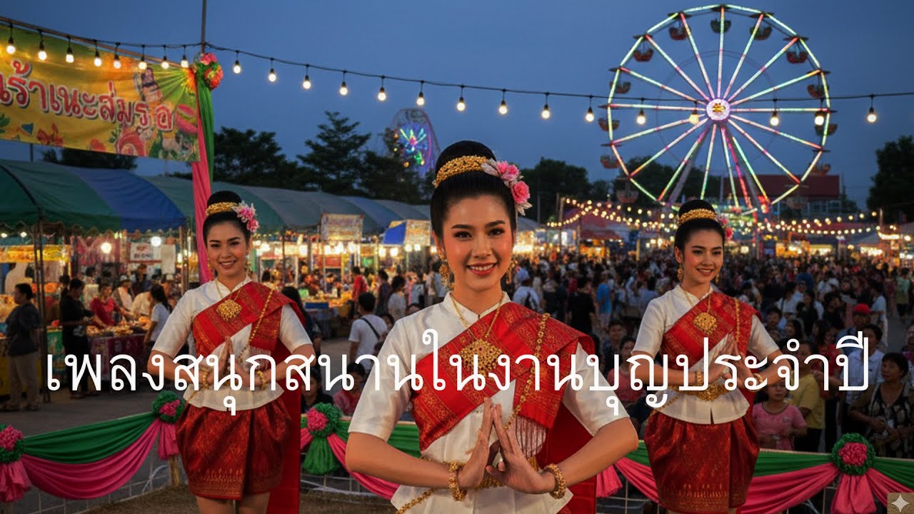เพลงสนุกสนานในงานบุญประจำปี