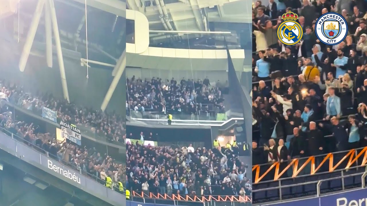 Man City Fans Take Over the Bernabéu as City Overpower Real Madrid in Champions League Triumph