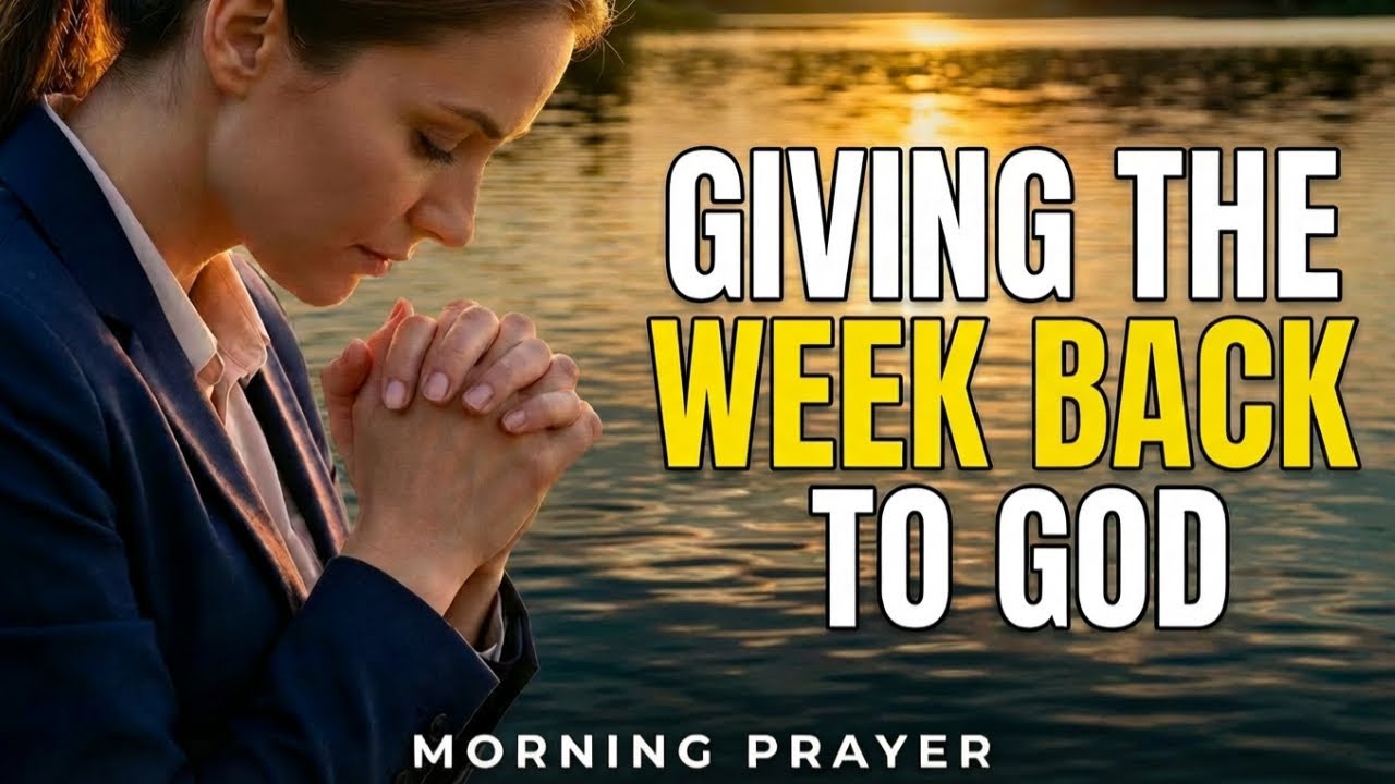 I Close This Week By Giving It Back To You, Lord | A Surrendered Morning Prayer