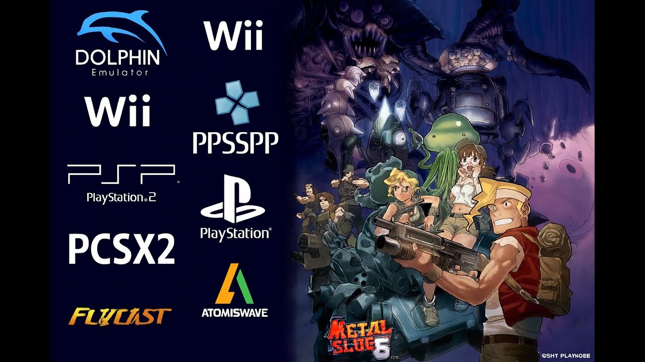 Metal Slug 6 Atomiswave Windows Wii PSP PS2 Intel UHD 630