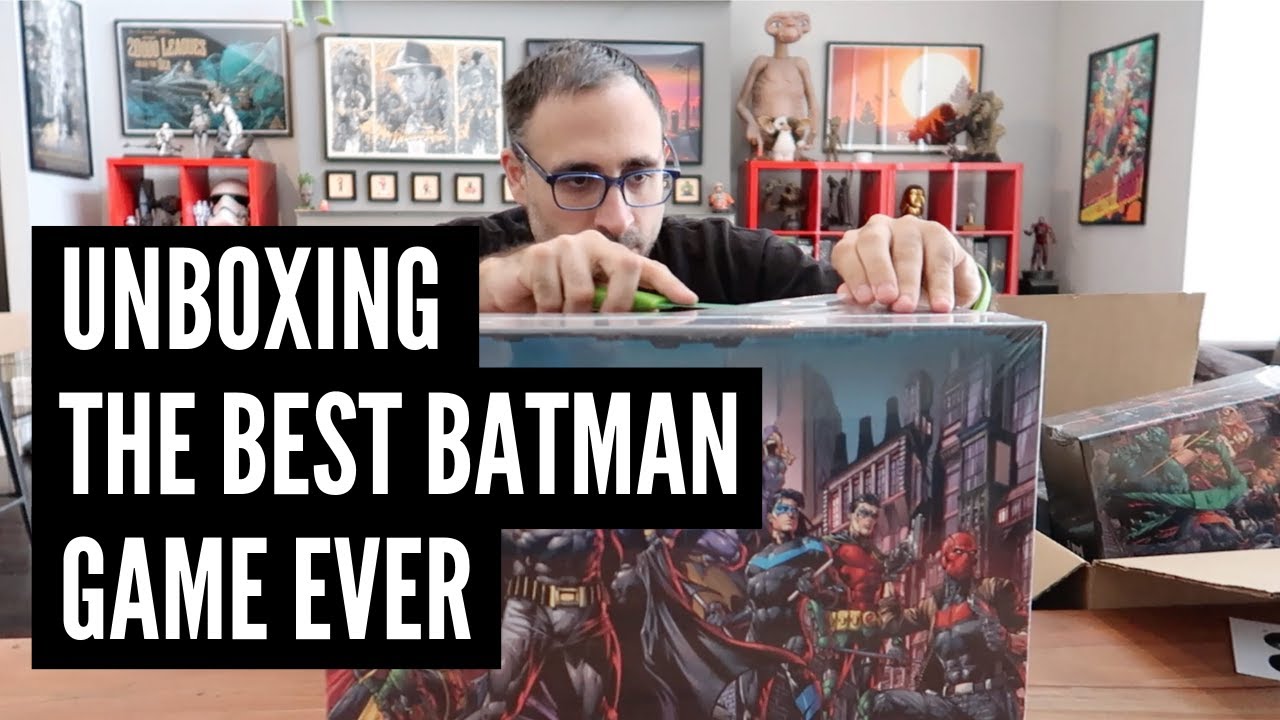Batman: Gotham City Chronicles Unboxed - Best BATMAN Board Game Ever