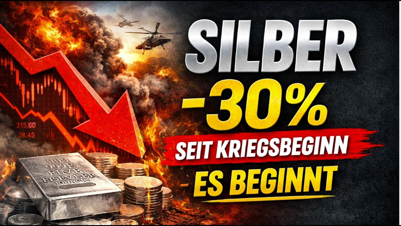 Silber -30% seit Kriegsbeginn - das sind die wahren Gründe