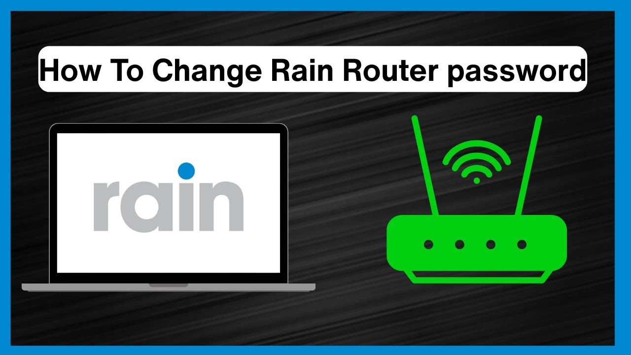 Как изменить пароль на роутере Rain