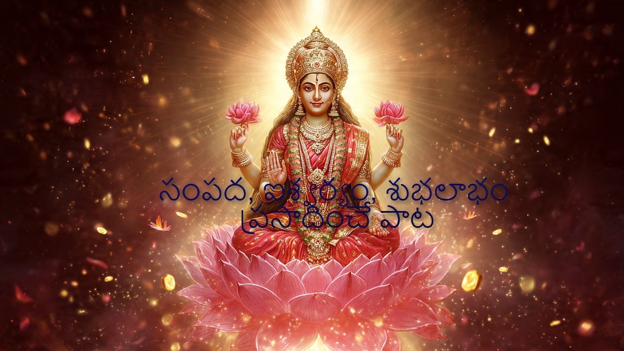 శ్రీ లక్ష్మీ కనకధారా మహిమ | సంపద, ఐశ్వర్యం, శుభలాభం ప్రసాదించే పాట | God Mahalaxmi Devotional Songs