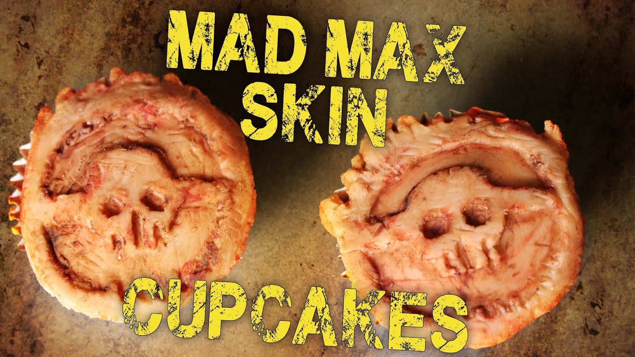MAD MAX WAR BOY CUPCAKES | How to make REALISTIC SKIN from FONDANT | OMGCHOMP