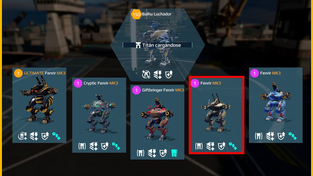 War Robots: ПОЛНЫЙ АНГАР FENRIR в высших лигах | Геймплей