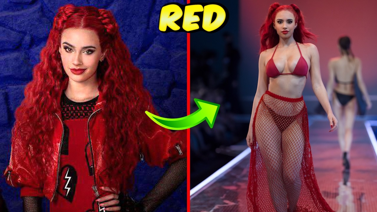 Descendants: The Rise of Red 🔥 Characters as Supermodels