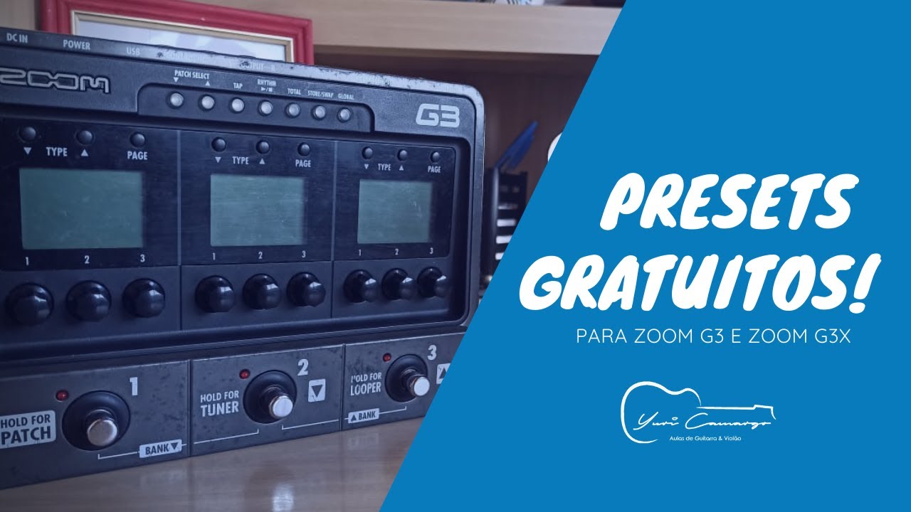 Zoom G3 Presta? Presets Gratuitos!