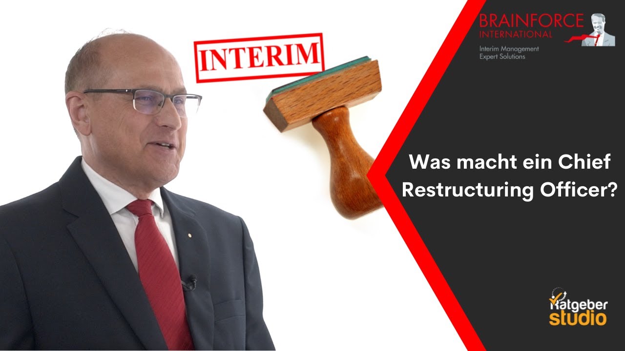 Weshalb ist ein Chief Restructuring Officer (CRO) ein typischer Manager auf  Zeit?