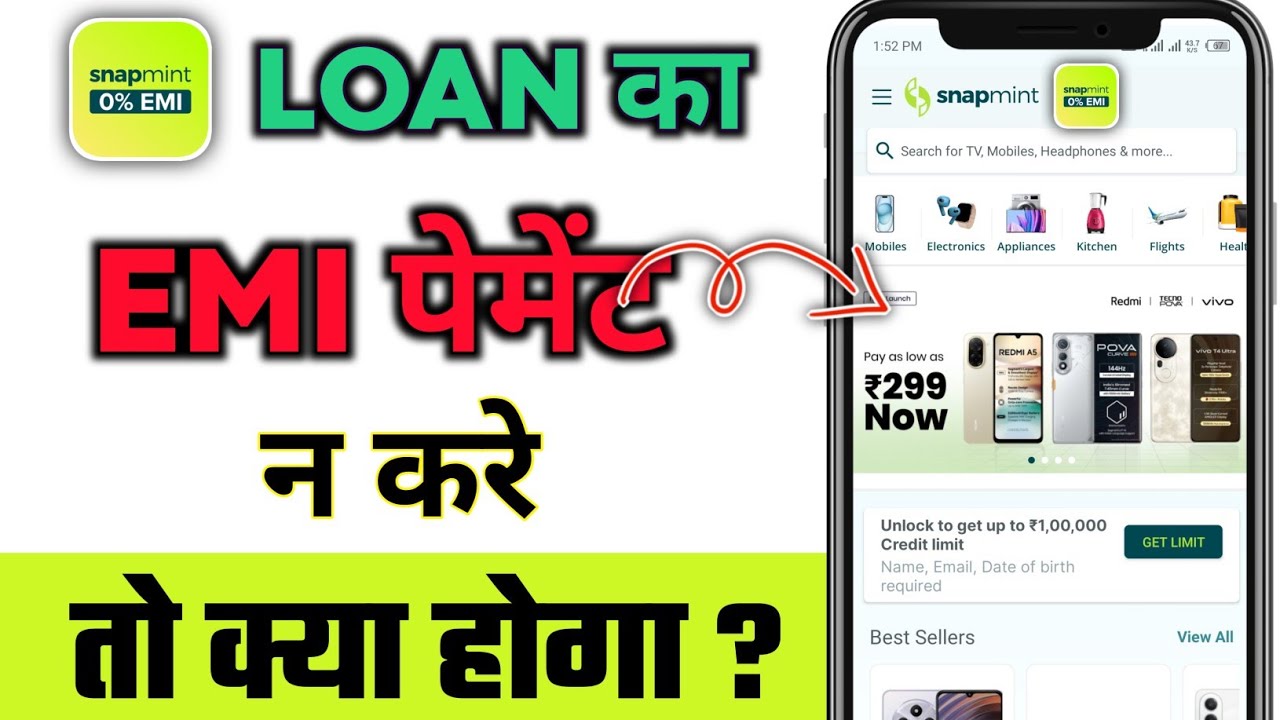 What if you don't pay Snapmint Loan EMI? | Snapmint EMI Default Penalty & Credit Score Impact