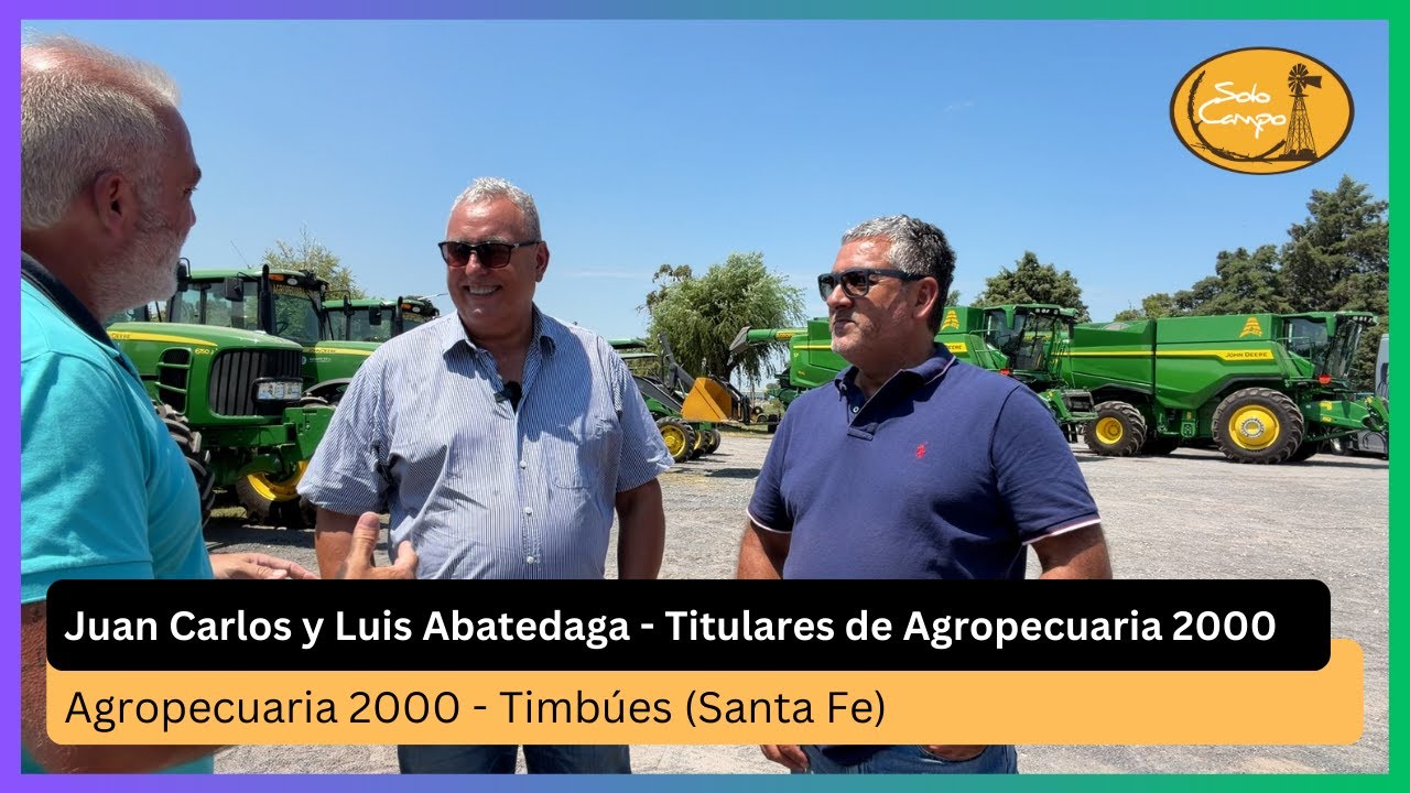 Juan Carlos y Luis Abatedaga - Titulares de Agropecuaria 2000