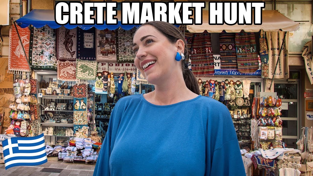 Souvenir shopping spree in Crete, Greece 🇬🇷