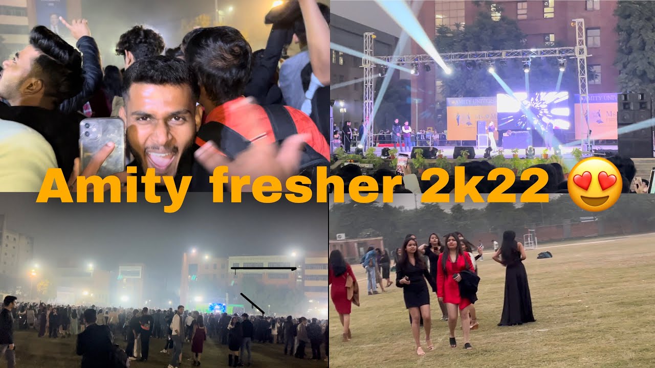 Amity Fresher’s 2k22 Noida 😍 after the covid 😱 sab pgl ho gyae😂