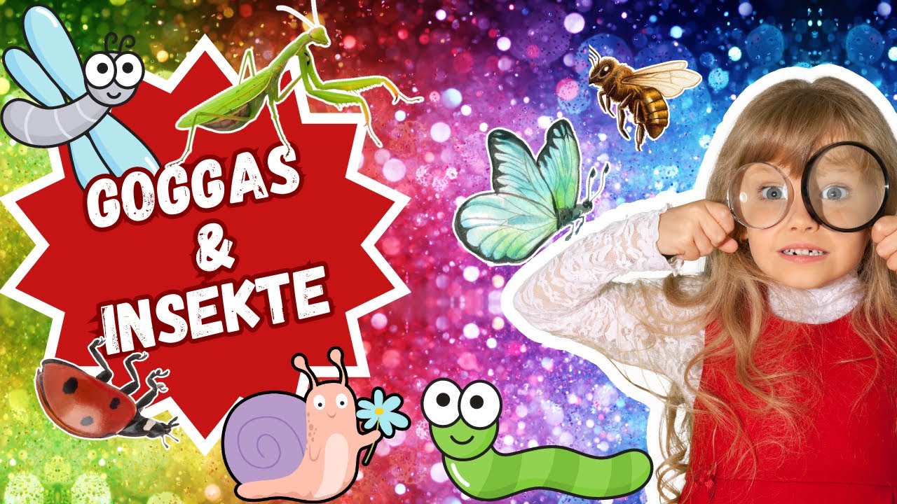 Goggas en Insekte,  Die Ongelooflike Wêreld van Goggas en Insekte #afrikaans #kindervideos #kleuters