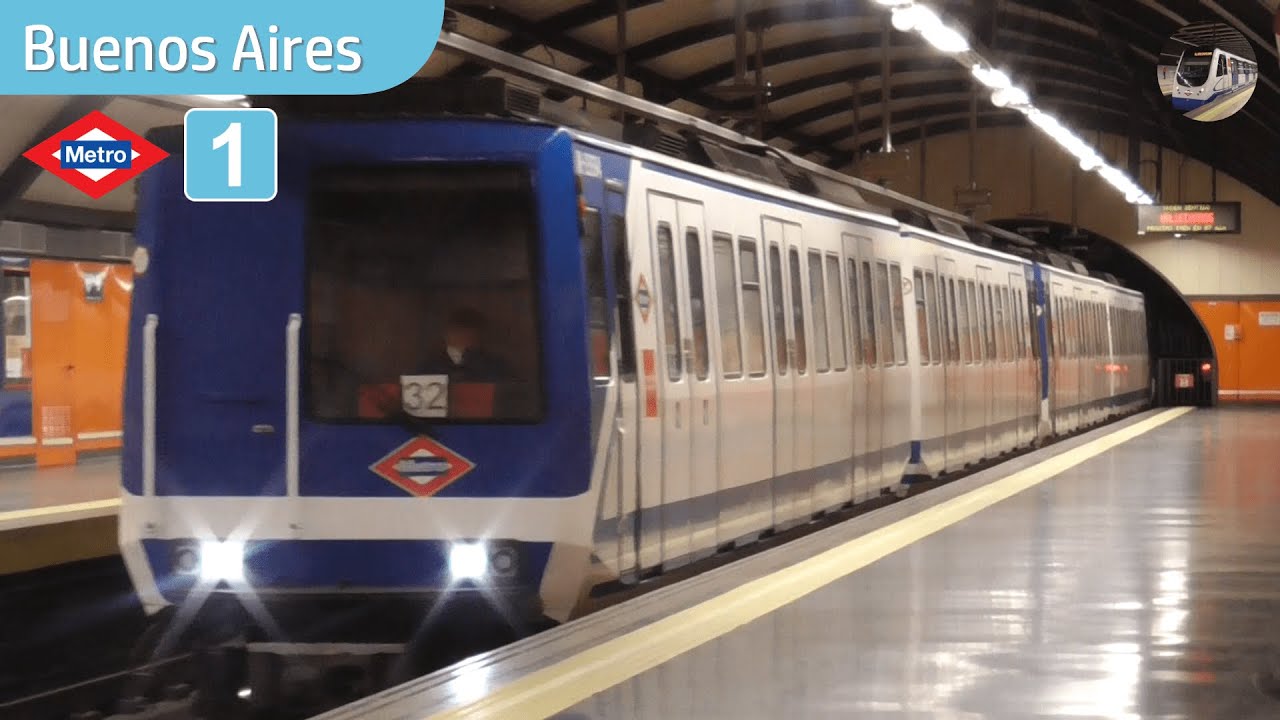 Circulaciones por Buenos Aires L1: Metro de Madrid (Serie 2000A)