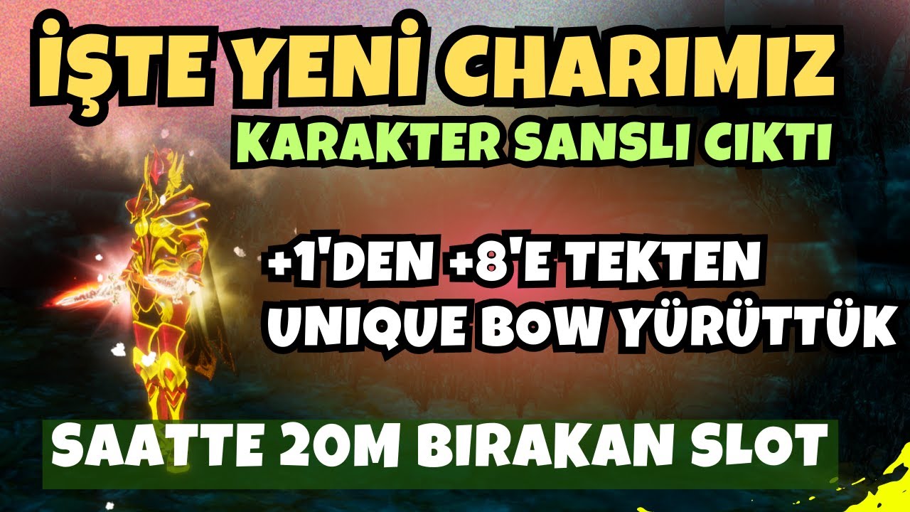 Rise Online | İŞTE KARŞINIZDA YENİ CHARIM! | +1 ALIP +8'E QUEST BOW BASTIK! SAATTE 20M FARM!