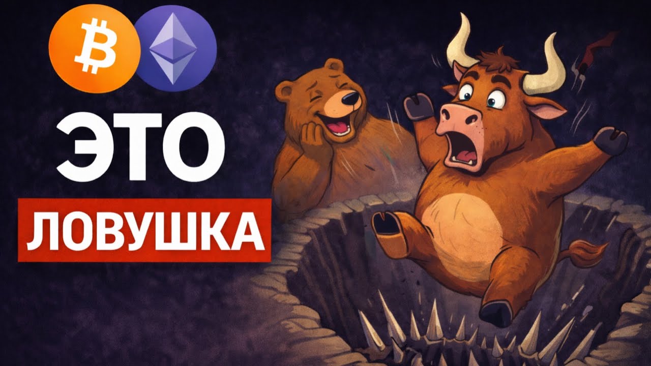 🚨 BTC & ETH: ЭТО ЛОВУШКА!!! СЕЙЧАС ВСЁ РЕШИТСЯ!!! | Прогноз | Сегодня | Криптовалюта