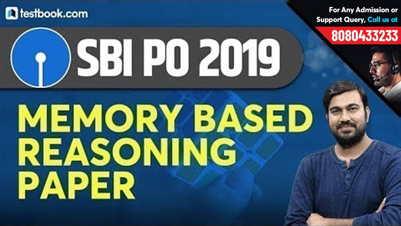 SBI PO Memory Based Reasoning Questions | Crack SBI PO 2019 | SBI PO Prelims Question Paper 2019